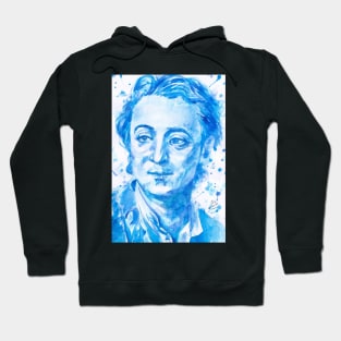 DENIS DIDEROT watercolor portrait Hoodie